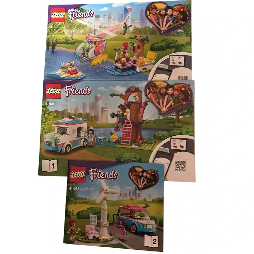 LEGO Friends Vehicle Lot Helicopter Ambulance Car Pet 41692 41445 41443 Sets